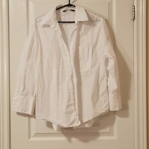 Zara white blouse